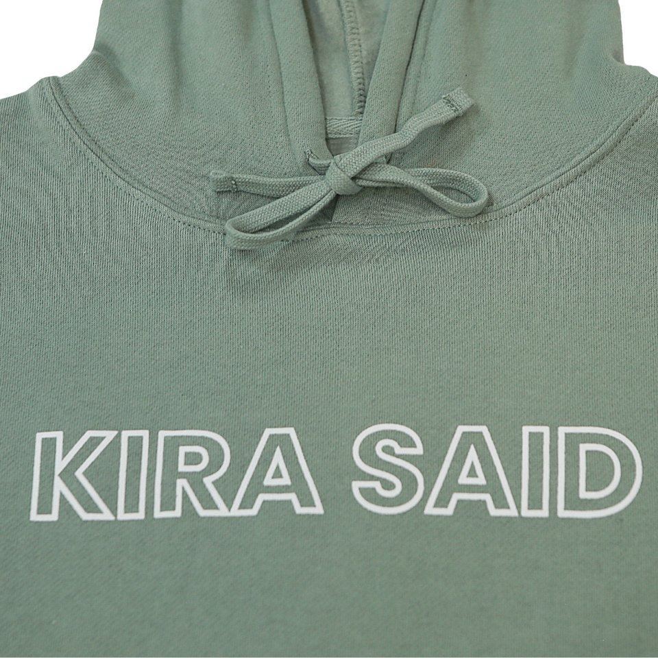 "Kira Said" Cropped Hoodie