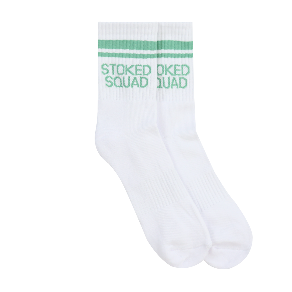 Stoked Socks (White)